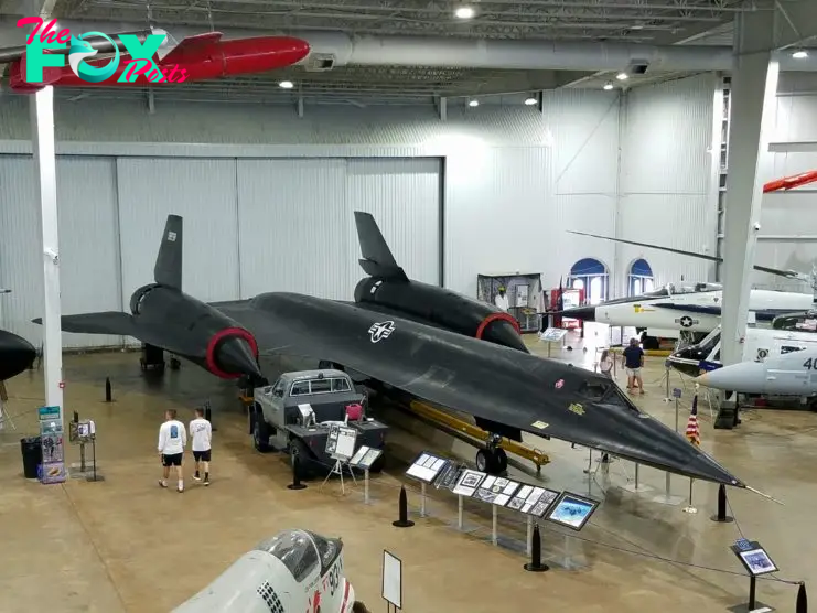 Lockheed A-12 on display