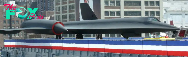 Lockheed A-12 on display