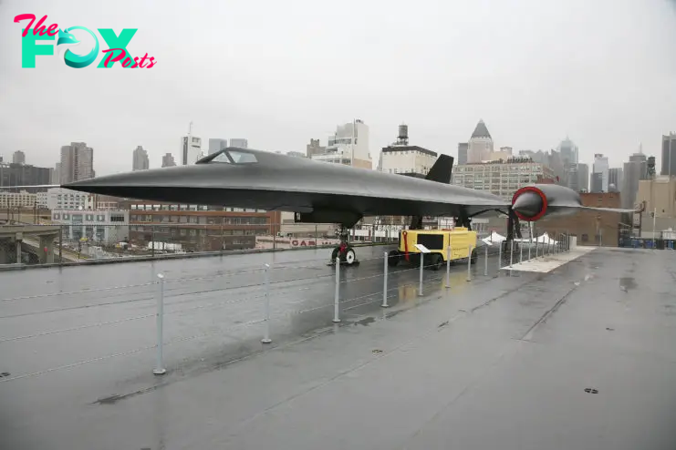 Side view of a Lockheed A-12 aircraft