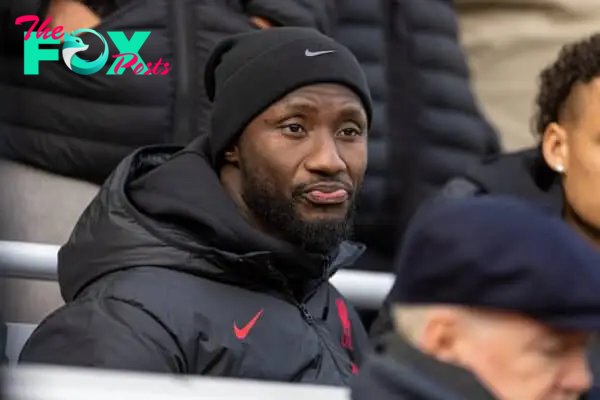 LIVERPOOL, ENGLAND - Sunday, March 5, 2023: Liverpool's Naby Keita during the FA Premier League match between Liverpool FC and Manchester United FC at Anfield. Liverpool won 7-0. (Pic by David Rawcliffe/Propaganda)