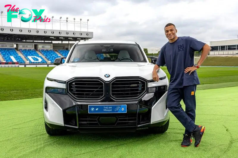 Real Madrid were given their annual BMW due to their partnership with the German car company.