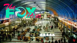 Interior of the busy Stockholm Central train station, Stockholm, Sweden, Europe.