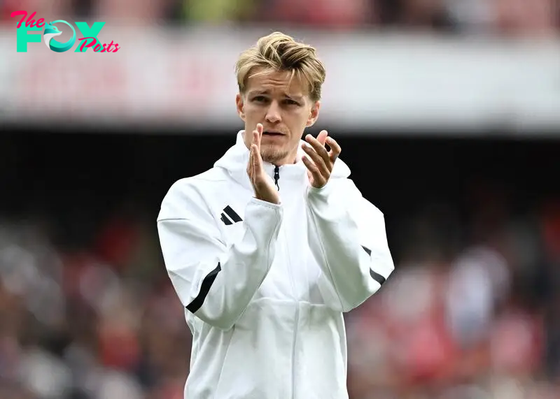 Gunners captain Odegaard is still on the sidelines for his side.