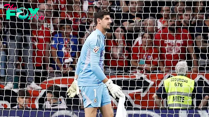 Real Madrid have confirmed that Courtois faces a spell on the sidelines after suffering an injury in Sunday’s derby.