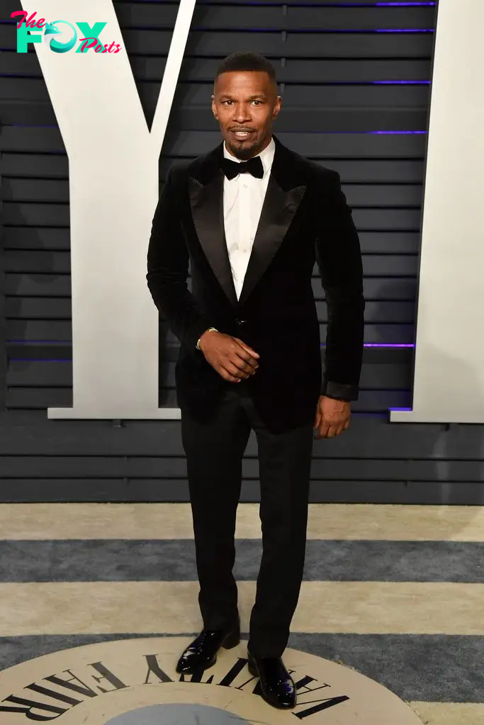 Jamie Foxx at the Vanity Fair Oscar's party in 2019