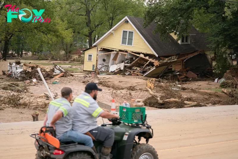 Storm Helene Causes Massive Flooding Across Swath Of Western North Carolina