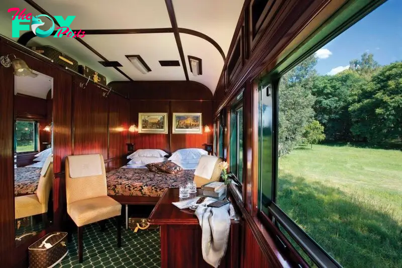 Rovos Rail bedroom most extravagant getaways