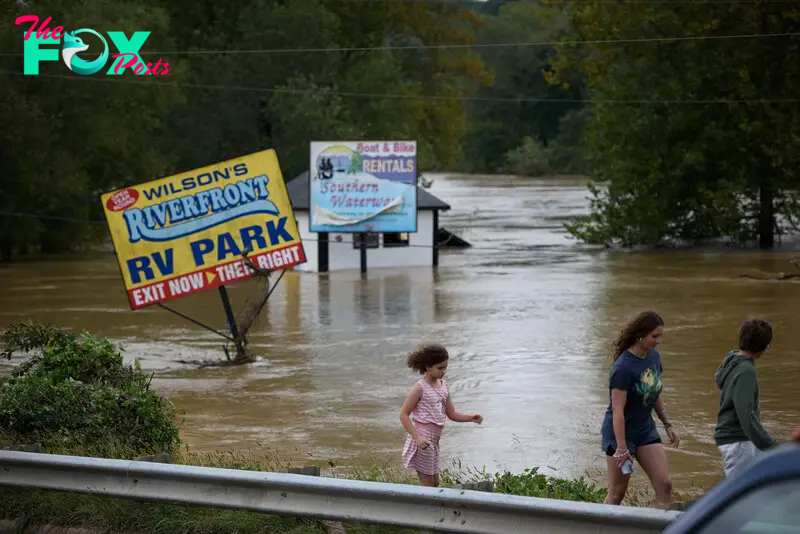 Hurricane Helene Causes Massive Flooding Across Swath Of Western North Carolina