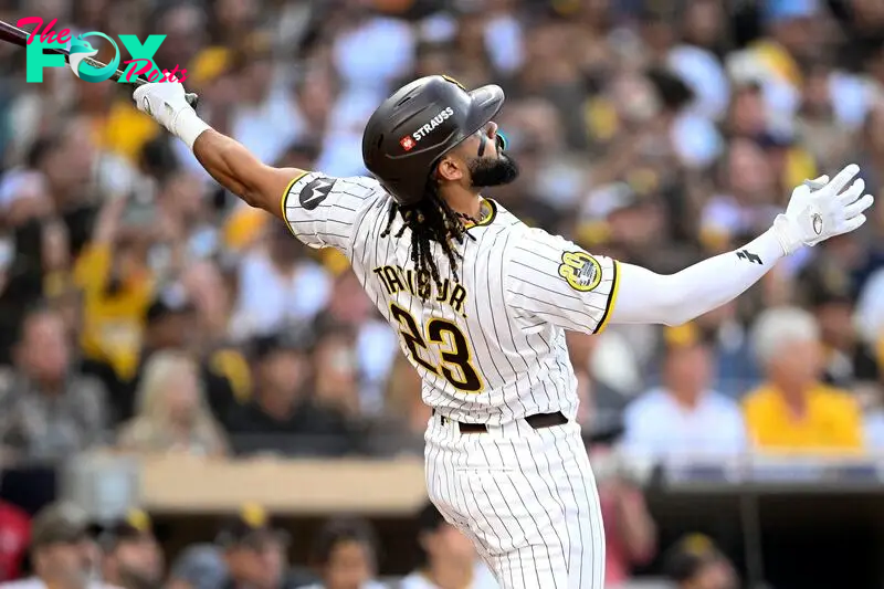 The “STRAUSS” logo on MLB helmets during the Wild Card games has sparked curiosity among fans wondering what is going on.