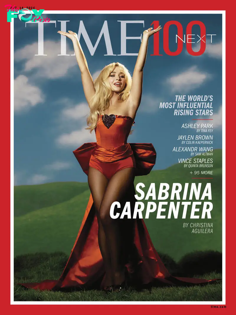 Sabrina Carpenter Time 100 Next cover