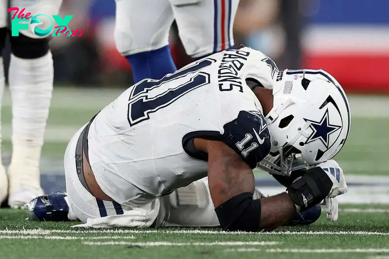 The Dallas Cowboys’ edge rusher was diagnosed with a high-ankle sprain and could potentially miss significant time, which would be a first for the All-Pro.