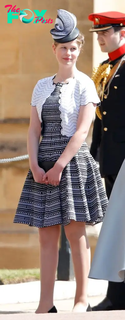 Lady Louise Windsor wearing the Alaia dress