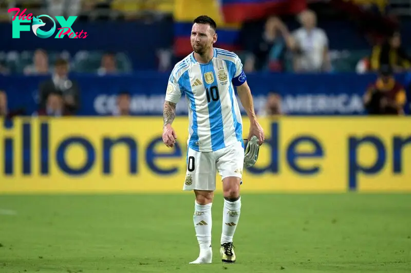 Messi picked up his injury during the Copa América final against Colombia at Hard Rock Stadium.