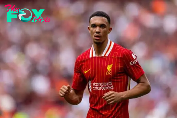 LIVERPOOL, ENGLAND - Saturday, September 21, 2024: Liverpool's Trent Alexander-Arnold during the FA Premier League match between Liverpool FC and AFC Bournemouth at Anfield. (Photo by David Rawcliffe/Propaganda)