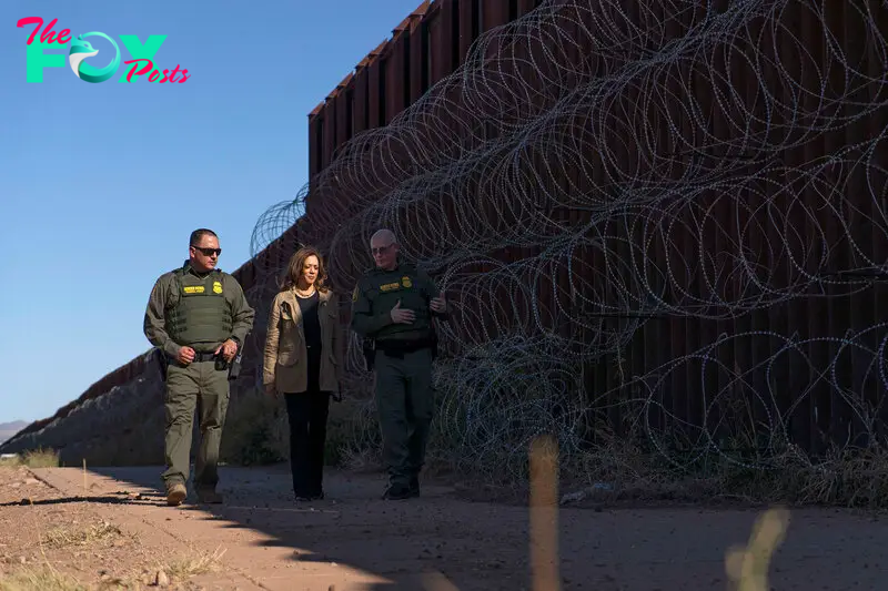 The Vice President visits the U.S.-Mexico border in Douglas, Ariz., on Sept. 27