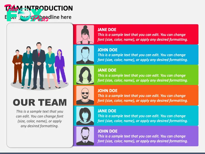 Team Introduction Slide