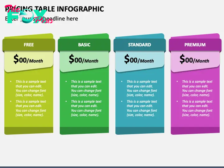 Pricing Table Slide