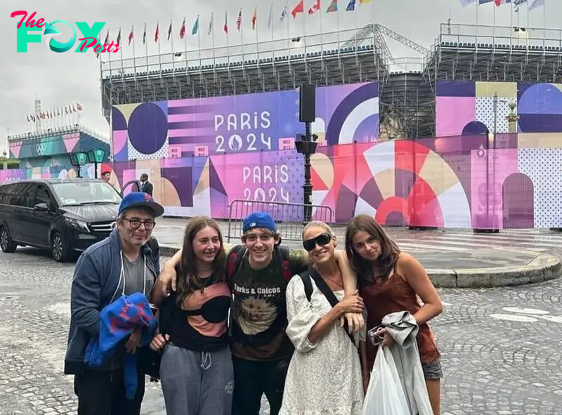 Photo shared by Sarah Jessica Parker's son James Wilkie on Instagram of a family trip to the 2024 Olympics in Paris