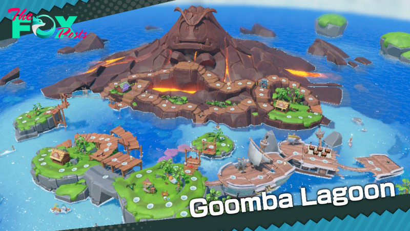 Goomba Lagoon image from Super Mario Jamboree