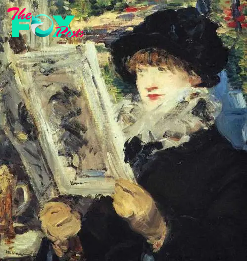 1879--Edouard-Manet,-Woman-Reading---Cafe-de-Flore-Paris