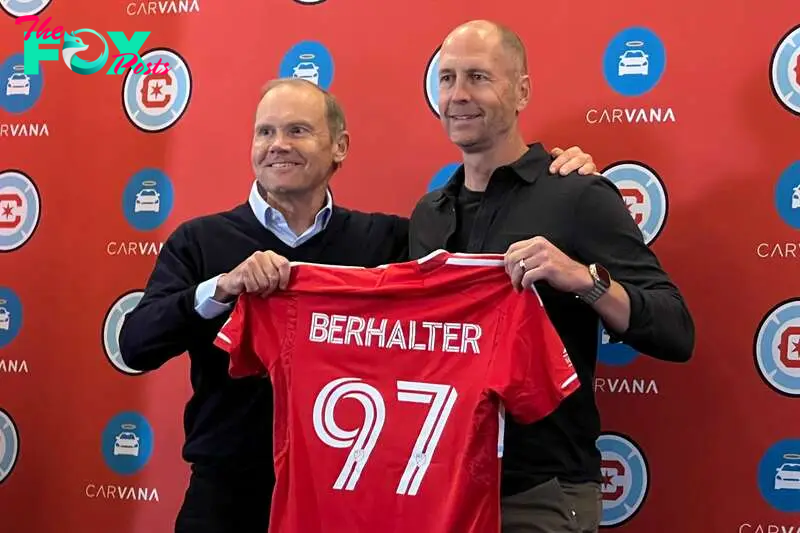 Berhalter was recently presented as Chicago Fire head coach.