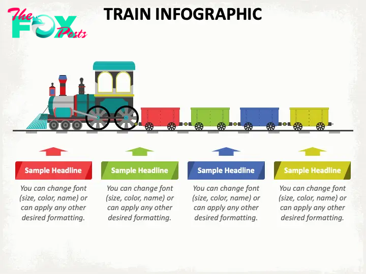 Train Infographic Slide