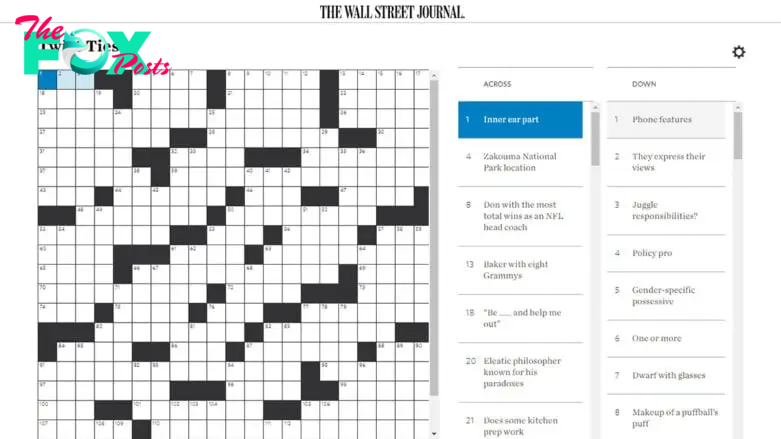 WSJ Crossword