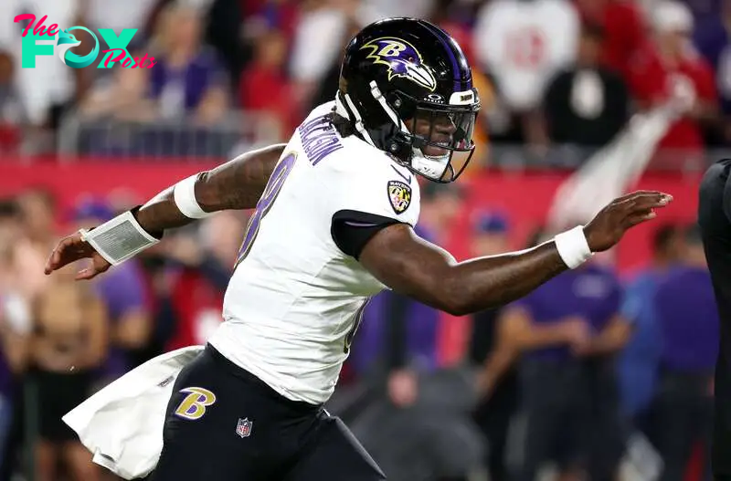 The Baltimore Ravens rattled off their fifth straight victory on Monday as Lamar Jackson threw five touchdowns in their win over the Bucs in Tampa Bay.