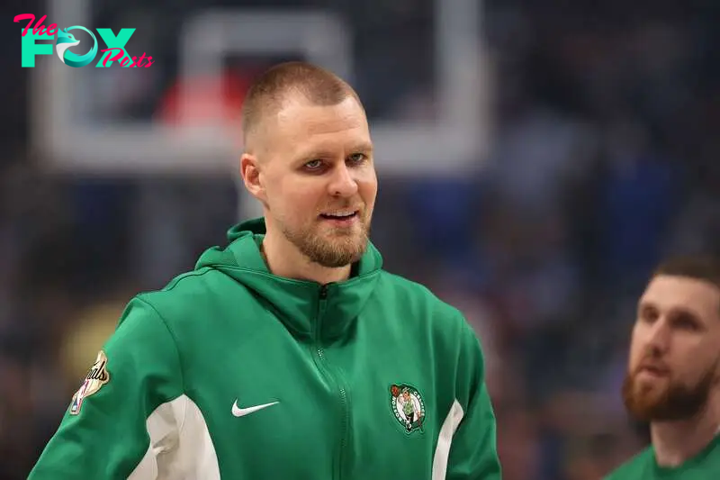 Boston Celtics center Kristaps Porzingis