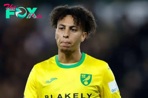 Norwich City's Kaide Gordon during the Sky Bet Championship match at Carrow Road, Norwich. Picture date: Tuesday October 1, 2024. (Alamy)