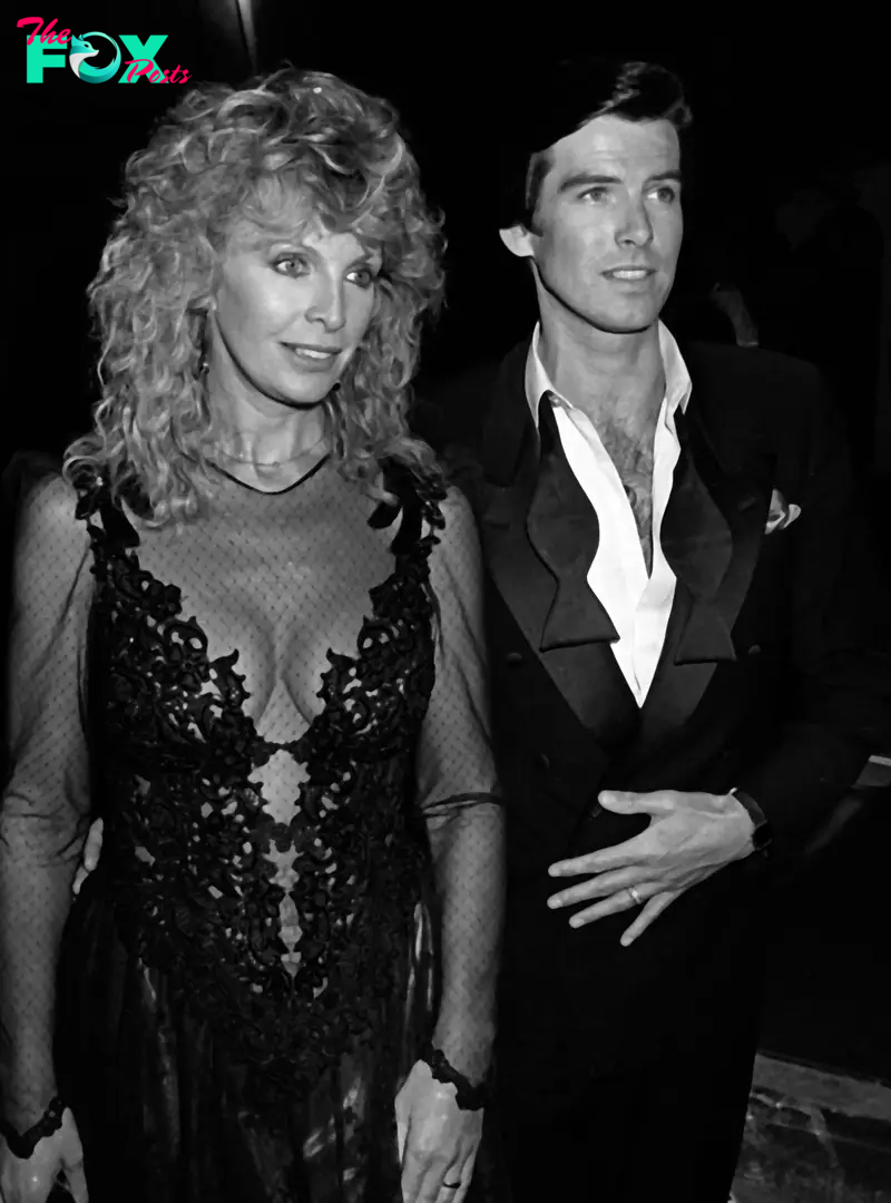 Pierce Brosnan and Cassandra Harris at the 10th Annual People's Choice Awards afterparty on March 15, 1984, in Los Angeles, California. | Source: Getty Images