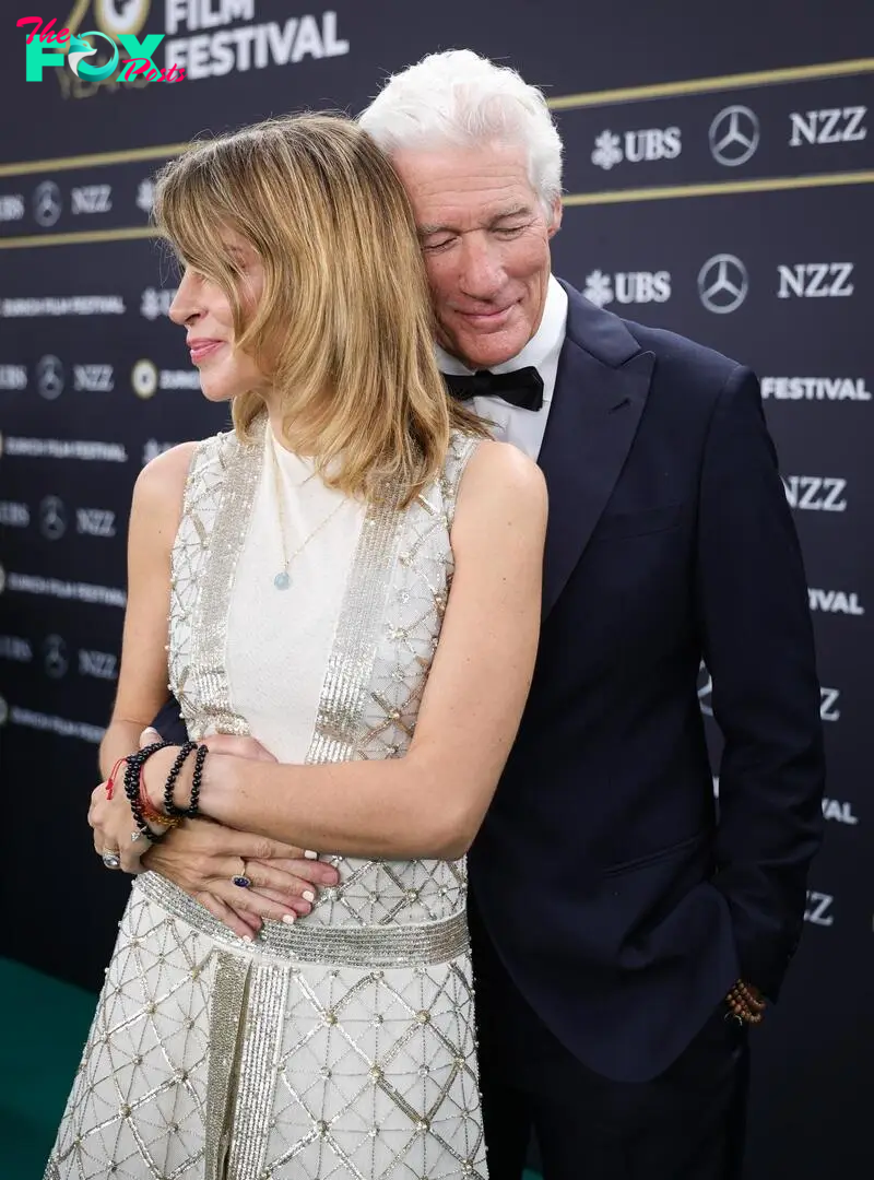 Alejandra Silva and Richard Gere on October 8, 2024 | Source: Getty Images