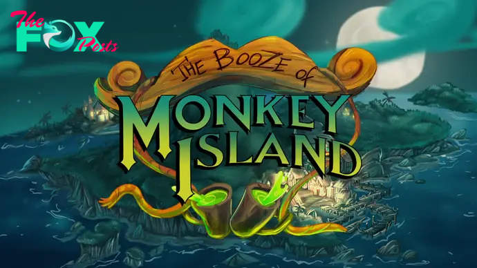 The Booze of Monkey Island title