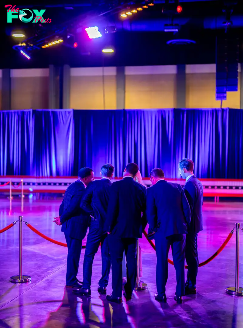 Attendees at the Election Night Watch Party for former President Donald Trump at the Palm Beach Convention Center in West Palm Beach, Fla. on Nov. 5, 2024.