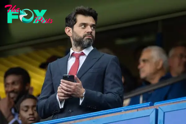 LONDON, ENGLAND - Sunday, August 13, 2023: Ramy Abbas Issa, football agent for Liverpool's Mohamed Salah seen before the FA Premier League match between Chelsea FC and Liverpool FC at Stamford Bridge. The game ended in a 1-1 draw. (Pic by David Rawcliffe/Propaganda)