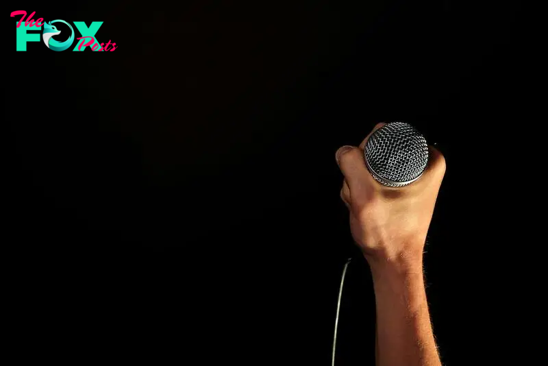 A person holding a microphone | Source: Pexels