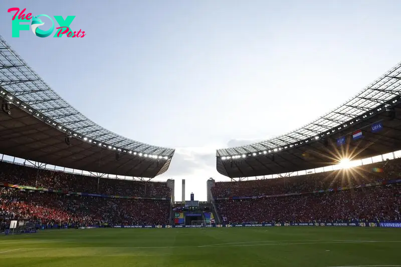 A view of the Olympic Stadium