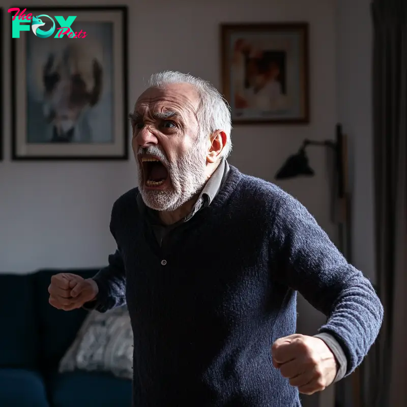 An angry elderly man | Source: Midjourney