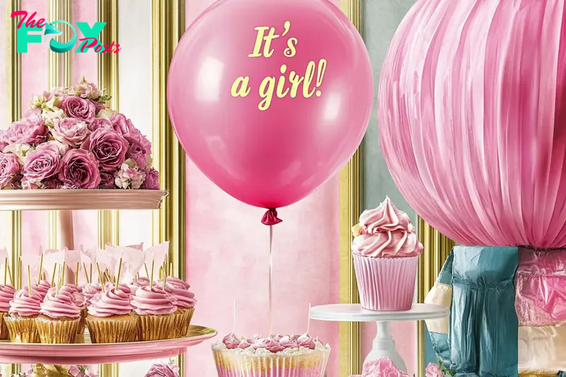 A gender reveal party | Source: Midjourney