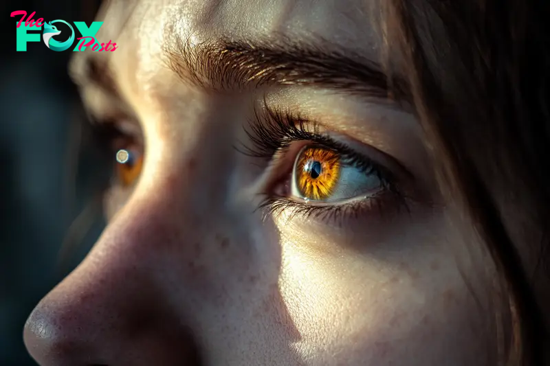 A close-up shot of a woman's eyes | Source: Midjourney