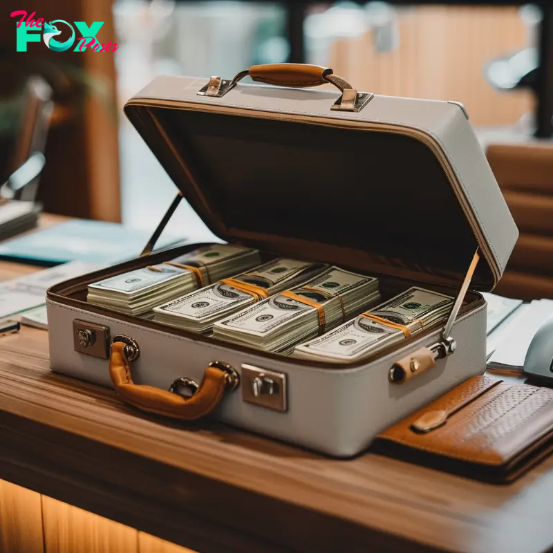 Briefcase with cash | Source: Midjourney