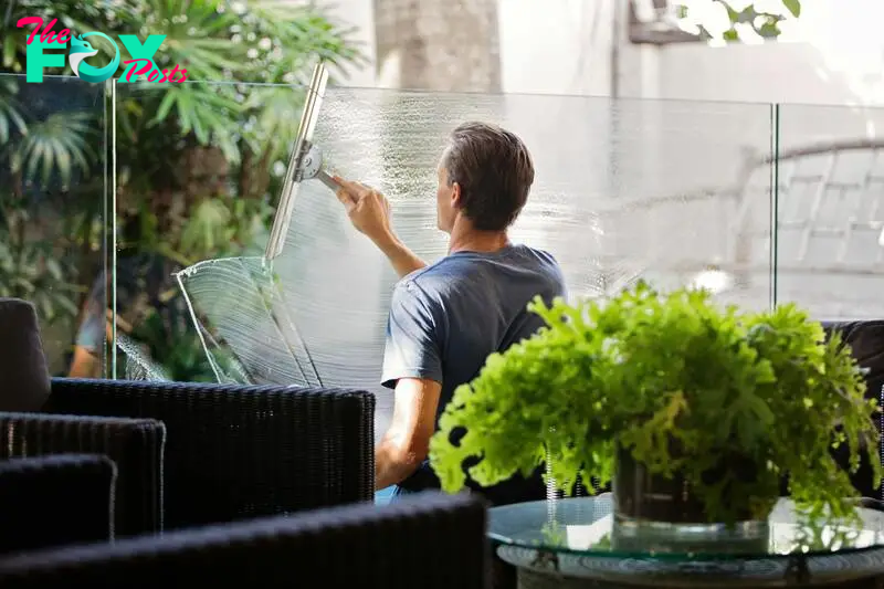 Man cleaning windows | Source: Pexels