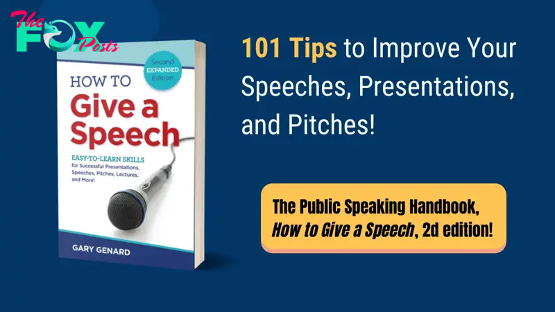 Dr. Gary Genard's Public Speaking Handbook, How To Give A Speech