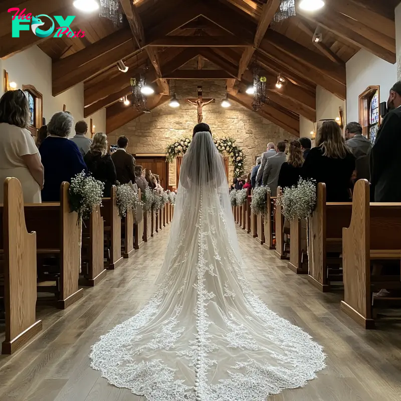 Bride walking down the aisle | Source: Midjourney