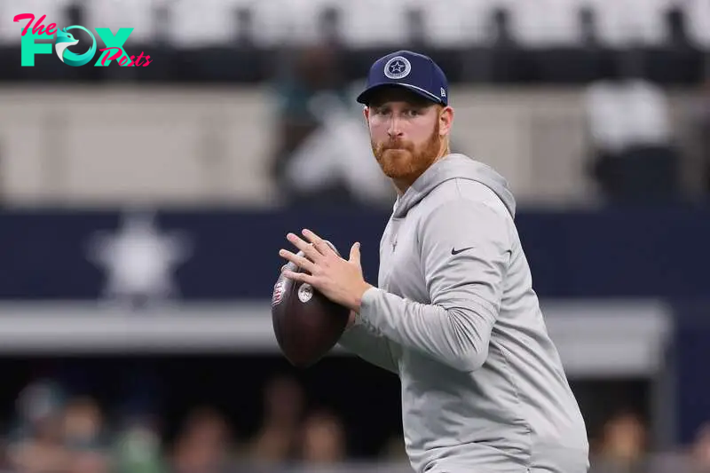 With Dak Prescott sidelined, Cooper Rush has taken over as the Dallas Cowboys' starting quarterback. Here's a look into his personal life with wife Lauryn.