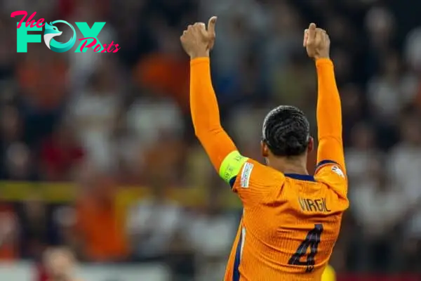 DORTMUND, GERMANY - Wednesday, July 10, 2024: Netherlands' captain Virgil van Dijk during the UEFA Euro 2024 Semi-Final match between Netherlands and England at the Westfalenstadion. England won 2-1. (Photo by David Rawcliffe/Propaganda)