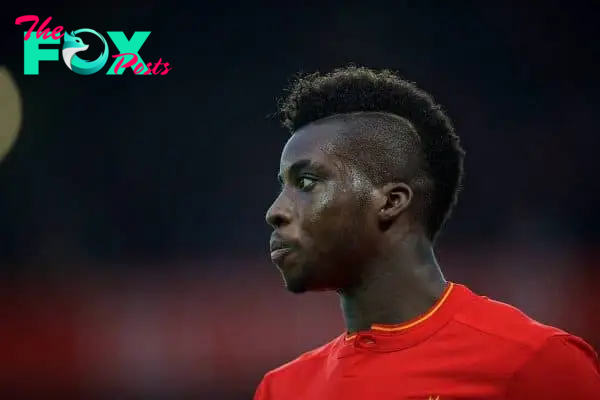 LIVERPOOL, ENGLAND - Saturday, January 7, 2017: Liverpool's Sheyi Ojo in action against Plymouth Argyle during the FA Cup 3rd Round match at Anfield. (Pic by David Rawcliffe/Propaganda)