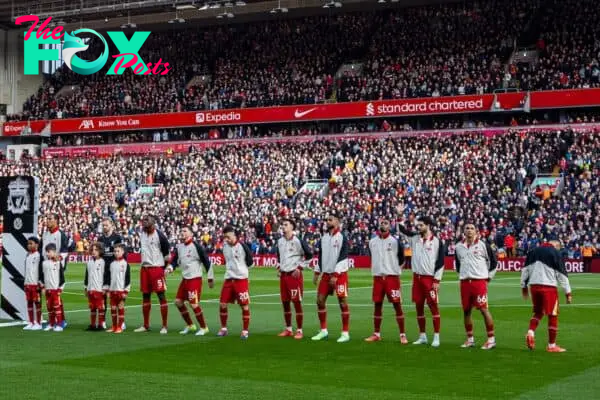 Matchday, Anfield, team lineup, Liverpool, general (Photo by David Rawcliffe/Propaganda)