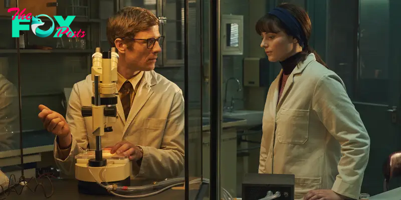 In the Netflix movie Joy, IVF pioneers Bob Edwards and Jean Purdy are played by James Norton and Thomasin McKenzie, respectively.