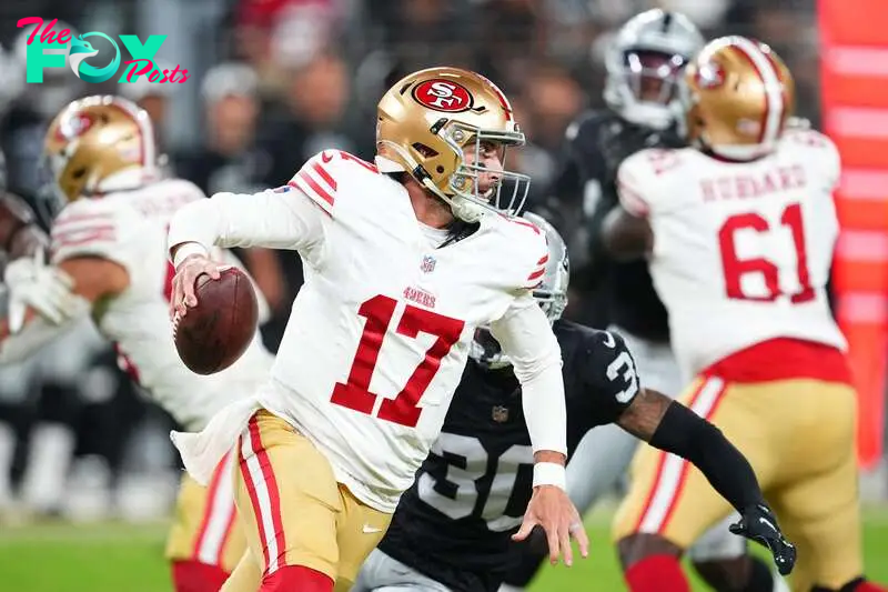 With Brock Purdy unavailable due to a shoulder injury, back-up QB Allen is to start for the San Francisco 49ers this weekend.